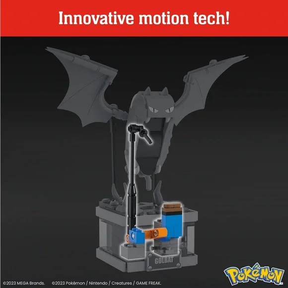 Pokemon Mega Mini Motion Golbat - Mega Bloks - NEW - Picture 4 of 4